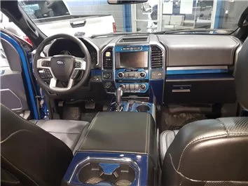 FORD F-150 (REGULAR CAB) | 2015-2017 Mittelkonsole Armaturendekor WHZ Cockpit Dekor 49 Teilige - 3- Cockpit Dekor Innenraum