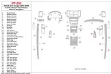 Infiniti G37 2007-2009 Voll Satz, Manual Gear Box, Without NAVI BD innenausstattung armaturendekor cockpit dekor