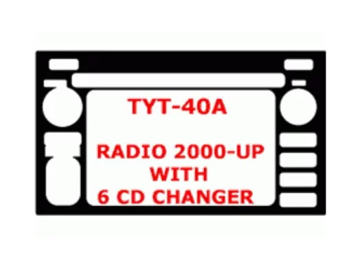 Toyota Celica 2000-UP 6 CD changer, 1 Parts set BD innenausstattung armaturendekor cockpit dekor Toyota Celica 2000-UP 6 CD changer, 1 Parts set BD innenausstattung armaturendekor cockpit dekor