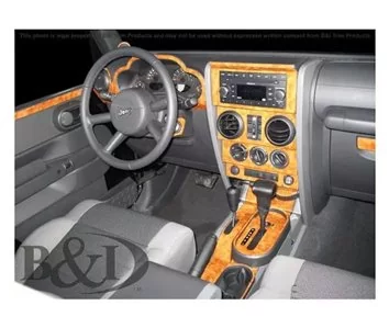 Jeep Wrangler 2007-2010 Voll Satz, Manual Gear Box BD innenausstattung armaturendekor cockpit dekor