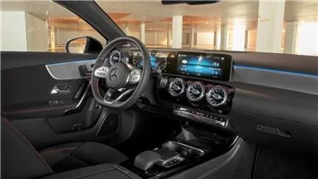 Mercedes-Benz A W177 2018 – Schneidevorlage für Innenraumfolierung Mercedes-Benz A W177 2018 – Schneidevorlage für Innenraumfolierung