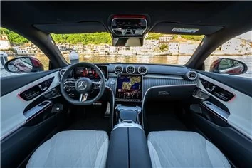 Mercedes-Benz CLE-Klasse AMG C236 2023 – Schnittvorlage für Innenraumfolierung Mercedes-Benz CLE-Klasse AMG C236 2023 – Schnittvorlage für Innenraumfolierung