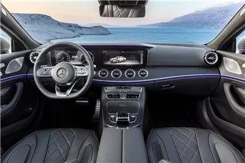 Mercedes-Benz CLS-Klasse C257 2017 – Schnittvorlage für Innenraumfolierung Mercedes-Benz CLS-Klasse C257 2017 – Schnittvorlage für Innenraumfolierung