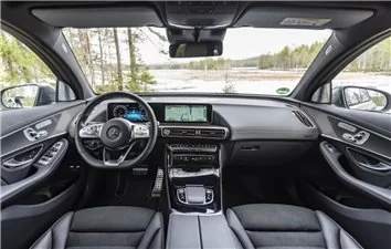 Mercedes-Benz EQC N239 2019 – Schnittvorlage für Innenraumfolierung Mercedes-Benz EQC N239 2019 – Schnittvorlage für Innenraumfolierung