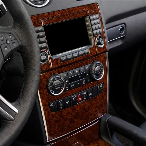 Mercedes Benz ML W164 Class 2006+ Komplettset, Automatikgetriebe, mit Navigation 3D Armaturenbrett-Dekor-Set 2