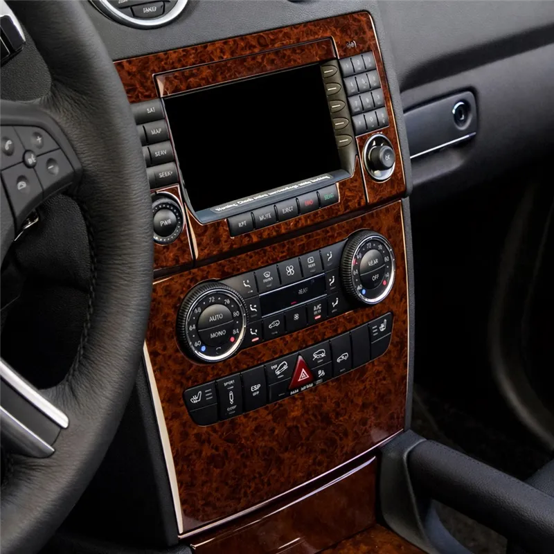 Mercedes Benz ML W164 Class 2006+ Komplettset, Automatikgetriebe, mit Navigation 3D Armaturenbrett-Dekor-Set