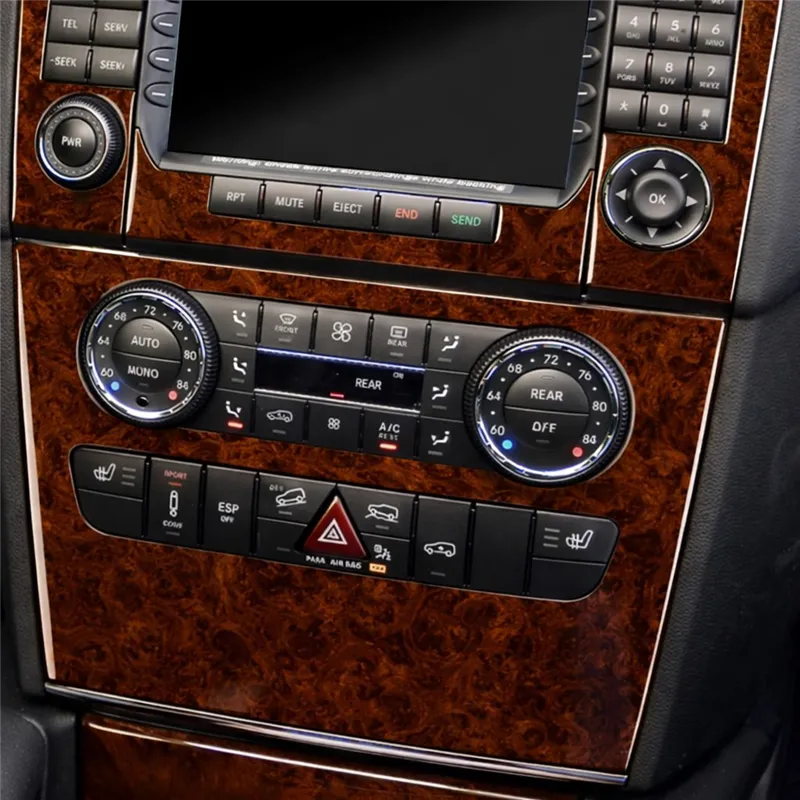 Mercedes Benz ML W164 Class 2006+ Komplettset, Automatikgetriebe, mit Navigation 3D Armaturenbrett-Dekor-Set