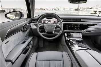 Schneidevorlage für die Innenraumfolie für Audi A8 D5 2017 Schneidevorlage für die Innenraumfolie für Audi A8 D5 2017