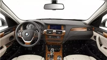 BMW X3 F25 2010–2017 Mittelkonsole Armaturendekor Cockpit Dekor 67-Teile BMW X3 F25 2010–2017 Mittelkonsole Armaturendekor Cockpit Dekor 67-Teile