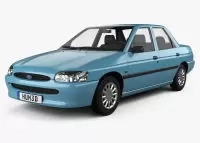 Ford Escort Dekor-Set für Auto-Innenraum | CockpitDekor.at