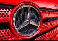 Mercedes LKW Dekor-Set für Auto-Innenraum | CockpitDekor.at