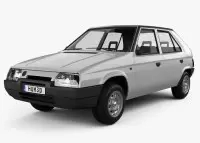 Skoda Favorit Dekor-Set für Auto-Innenraum | CockpitDekor.at