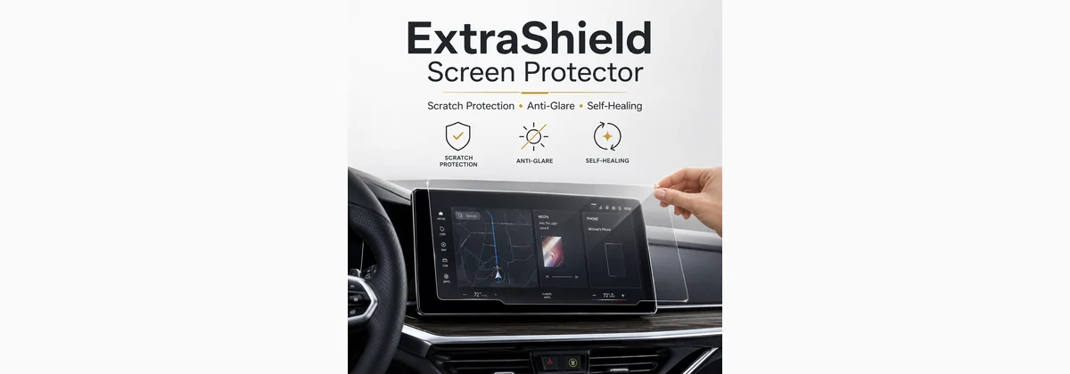 ExtraShield Schutzfolie für Fahrzeug-Multimedia- und Navigationsdisplay
