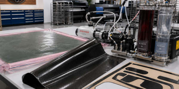 Flexible Carbonfaser-Platten 500×700 mm: Infusion und Produktions-Know-how